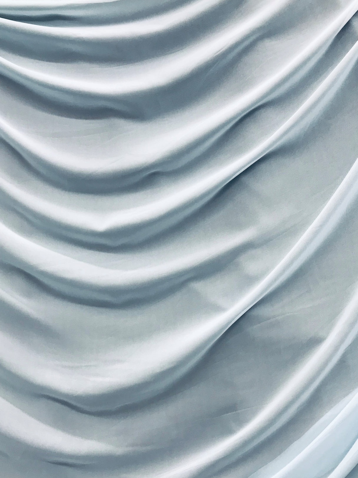 Baby Blue Chiffon Fabric - Baby Blue, Sheer, 59"-60" Width (1 Yard)