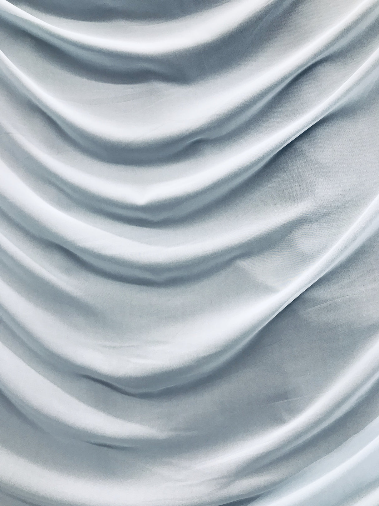 Baby Blue Chiffon Fabric - Baby Blue, Sheer, 59"-60" Width (1 Yard)