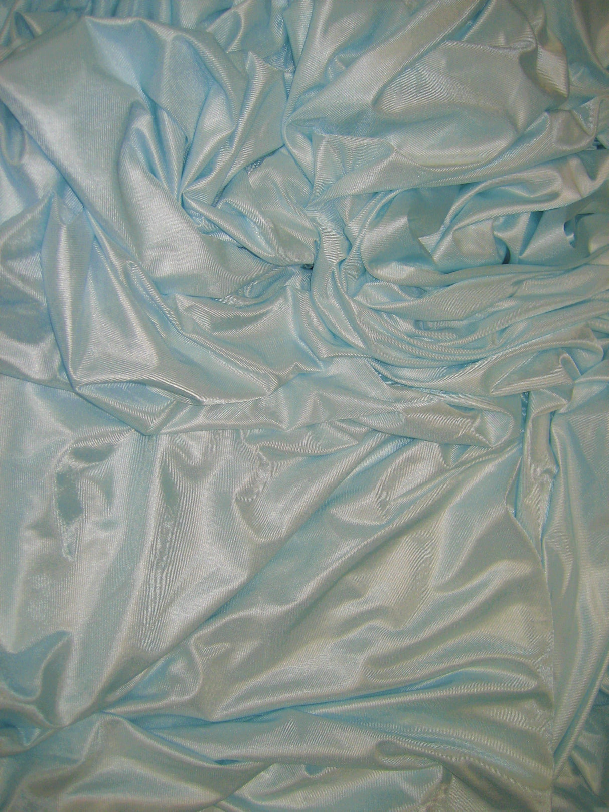 Low Stretch Polyester Fabric - Light Blue, 108"-120" Width (1 Yard)