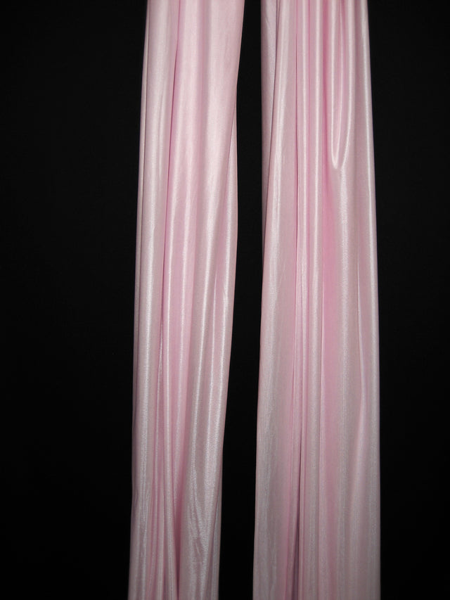 Low Stretch 40 Denier Tricot Polyester Fabric - Light Pink, 108"-120" Width (1 Yard)