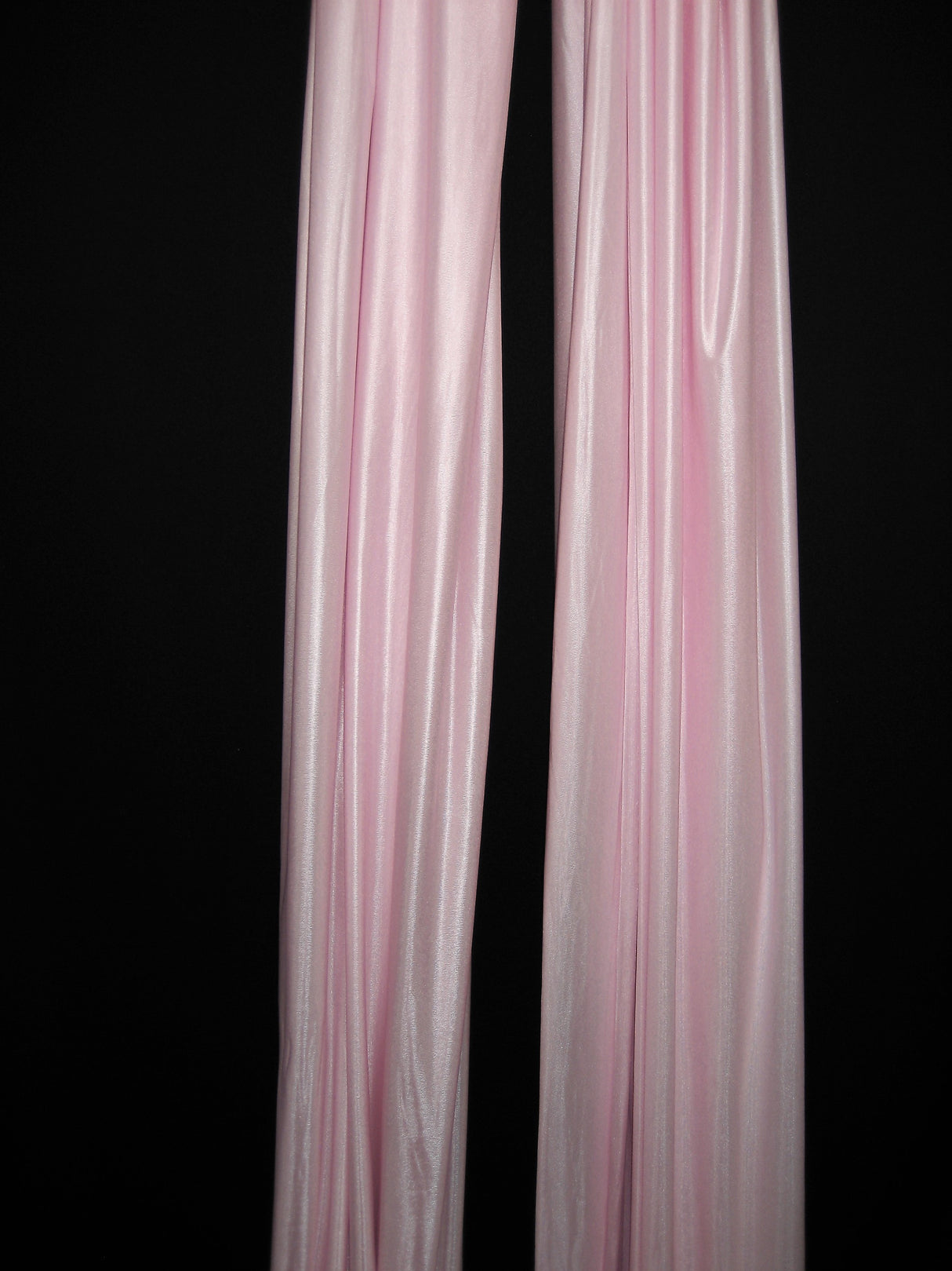 1 Yard Low Stretch Lt. Pink Tricot Polyester Fabric For Aerial Silks Hammocks Backdrops Crafts 108/120 Inch Wide