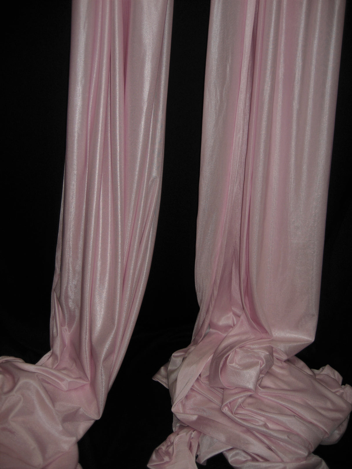 Low Stretch 40 Denier Tricot Polyester Fabric - Light Pink, 108"-120" Width (1 Yard)