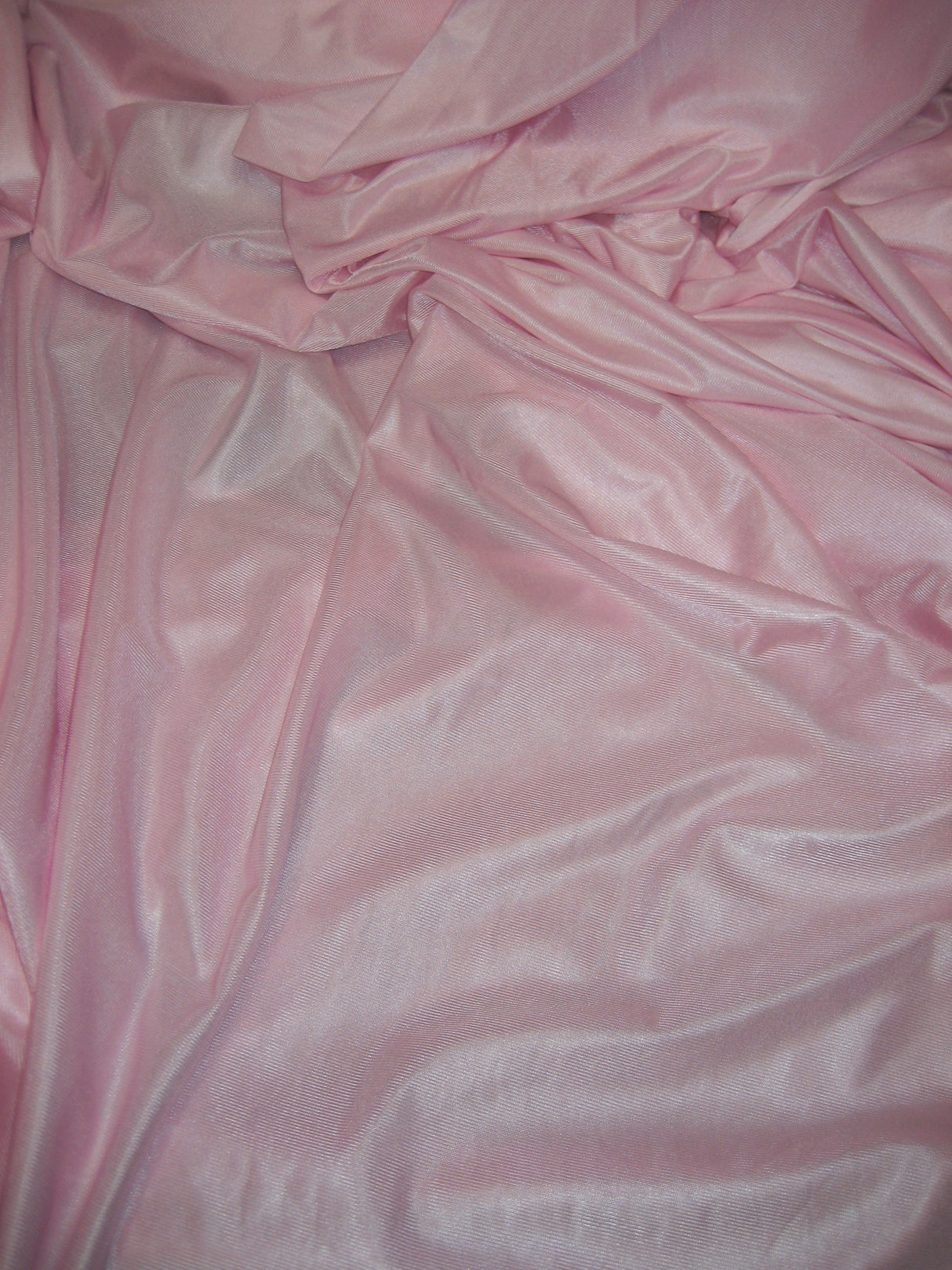 Low Stretch 40 Denier Tricot Polyester Fabric - Light Pink, 108"-120" Width (1 Yard)