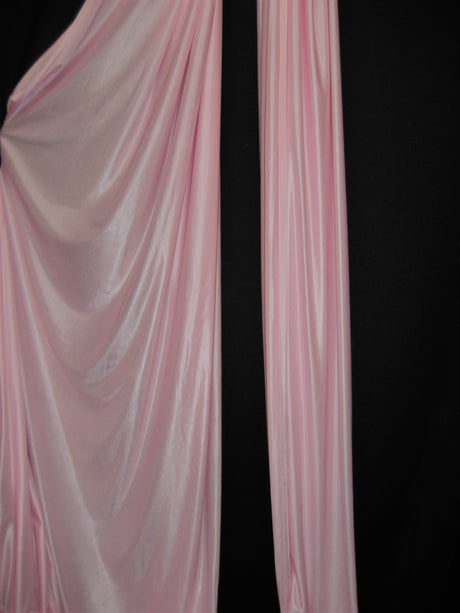 1 Yard Low Stretch Lt. Pink Tricot Polyester Fabric For Aerial Silks Hammocks Backdrops Crafts 108/120 Inch Wide