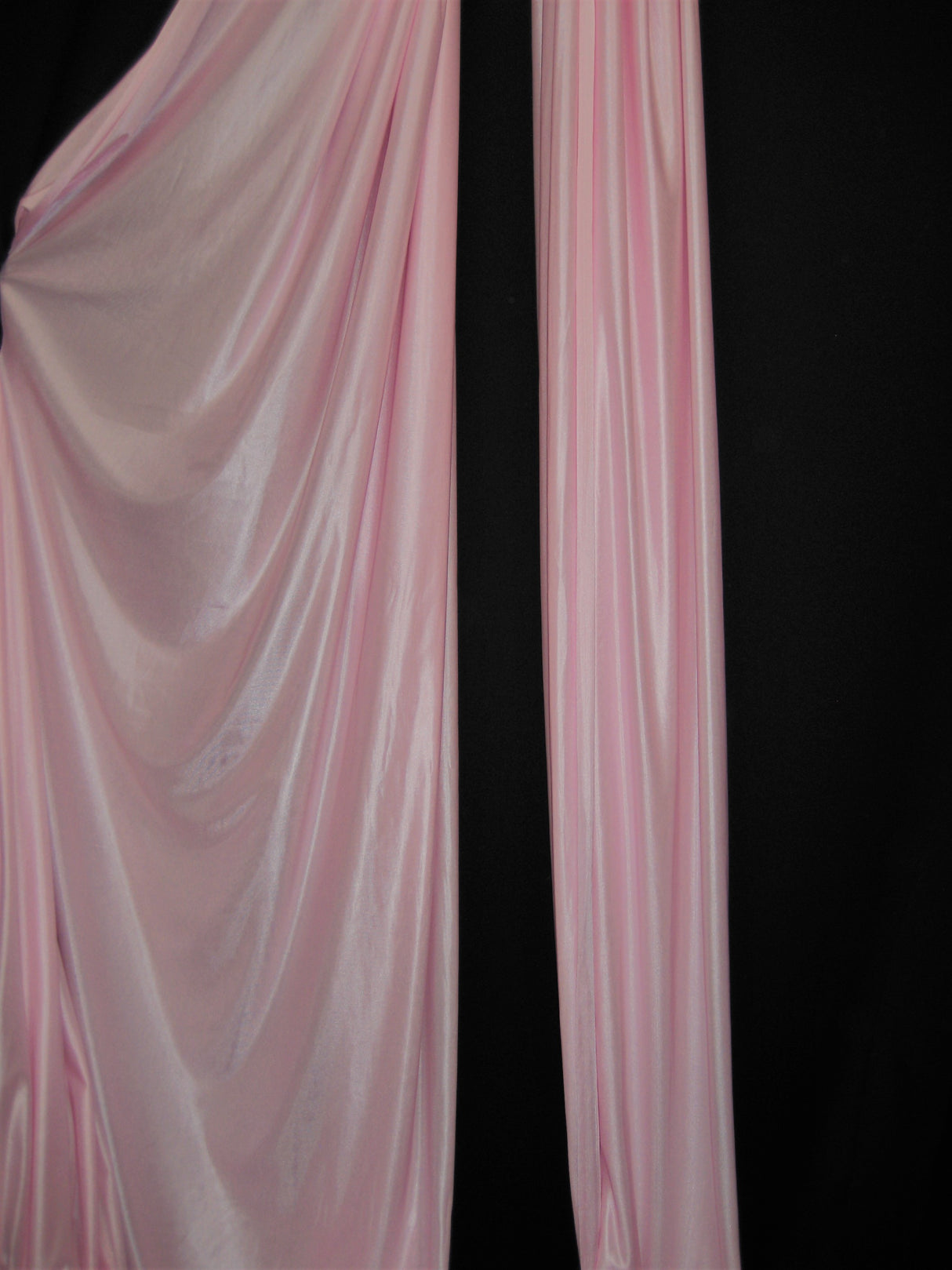 Low Stretch 40 Denier Tricot Polyester Fabric - Light Pink, 108"-120" Width (1 Yard)