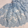Corded Bridal Lace Embroidered Net Mesh