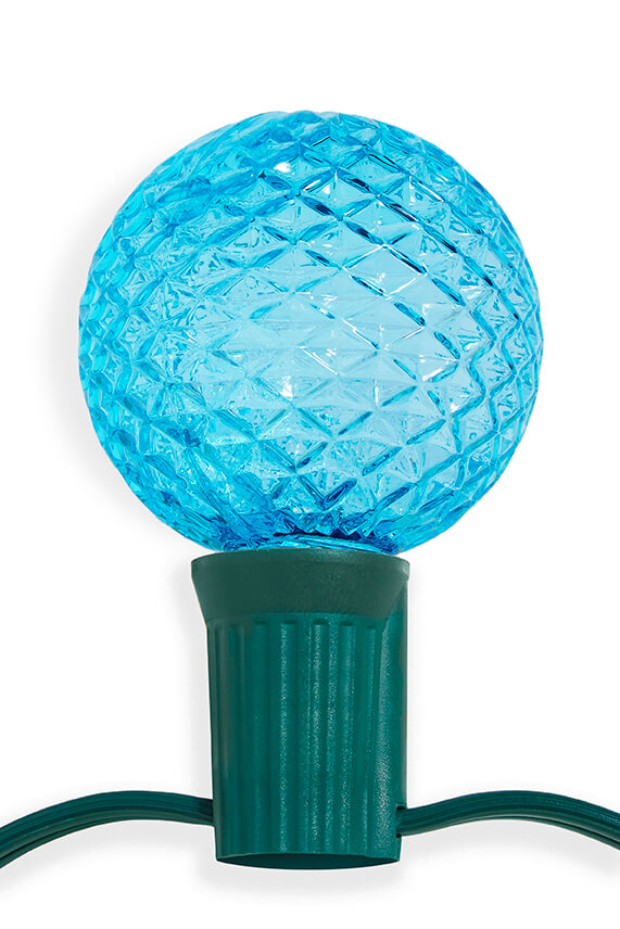 G50 Wonderful LED SMD Bulb (25 bulbs/bag) - Faceted, Teal
