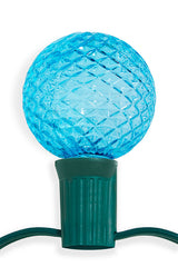 G50 Wonderful LED SMD Bulb (25 bulbs/bag) - Faceted, Teal
