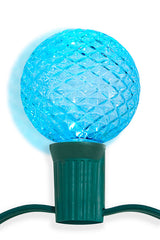 G50 Wonderful LED SMD Bulb (25 bulbs/bag) - Faceted, Teal