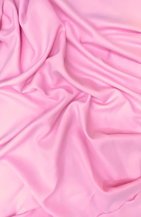 Gabardine Polyester Fabric - Light Pink, 59/60" Width (1 Yard)