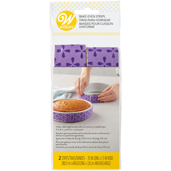 Wilton Bake Even Cake Strips, 2-Piece