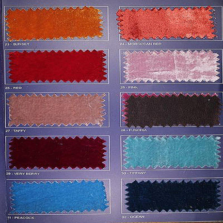 Silk Velvet Upholstery Fabric by the Yard