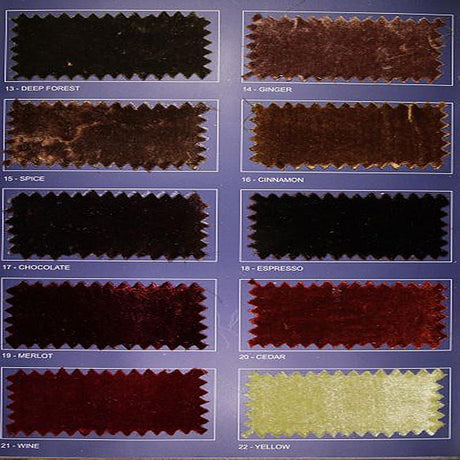 Silk Velvet Upholstery Fabric by the Yard