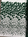 Luxury 3D Floral Butterfly Beaded Lace Fabric - 54" Width, Color Options (1 Yard)