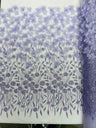 Luxury 3D Floral Butterfly Beaded Lace Fabric - 54" Width, Color Options (1 Yard)