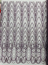 Luxury Chain Geometric Beaded Lace Fabric - Geometric Chain Beaded Lace, 54" Width (1 Yard)