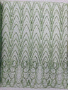 Luxury Chain Geometric Beaded Lace Fabric - Geometric Chain Beaded Lace, 54" Width (1 Yard)
