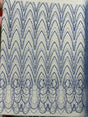 Luxury Chain Geometric Beaded Lace Fabric - Geometric Chain Beaded Lace, 54" Width (1 Yard)