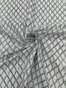 Luxury Diamond Design Mini Glitz Sequins Mesh Fabric - Diamond Pattern, 54" Width (1 Yard)