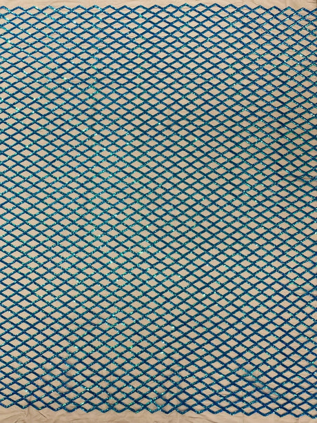 Luxury Diamond Design Mini Glitz Sequins Mesh Fabric - Diamond Pattern, 54" Width (1 Yard)