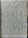 Luxury Festival Beaded Vine Lace Polyester Fabric - Heavy Beaded Mesh Lace, Double Scalloped, 50-54" Width (1 Yard)