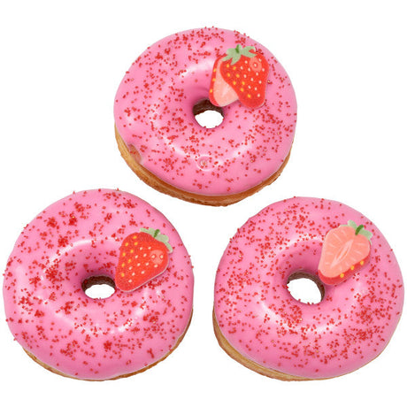 Strawberries Dec-Ons Sugar Edible Decorations 12ct