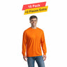 Polymesh Crew Neck - 10 Pack - 5 Oz./yd²  - 100% Polyester (Cotton Feel)