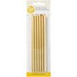 Wilton Tall Gold Birthday Candles – 12 Count