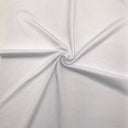Moisture Management Spandex Jersey White