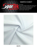 Polyester Spandex Jersey White PFP