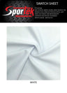 Polyester Spandex Jersey White PFP