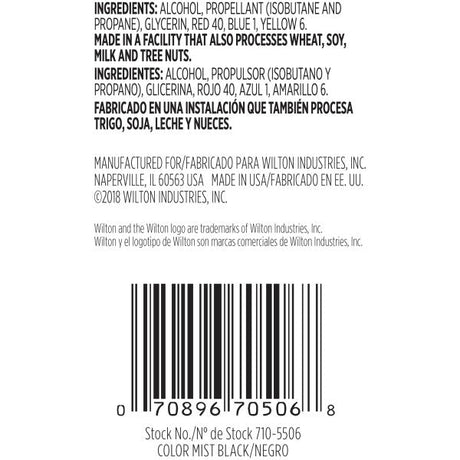 Wilton Black Color Mist Food Coloring Spray – 1.5 oz.