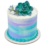 Purple Succulents Gum Paste Flowers