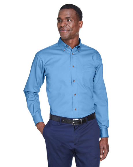 Men's Easy Blend™ Long-Sleeve Twill Shirt with Stain-Release