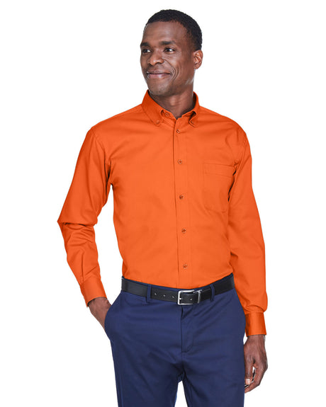 Men's Easy Blend™ Long-Sleeve Twill Shirt with Stain-Release