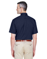 Men's Easy Blend™ Short-Sleeve Twill Shirt with Stain-Release