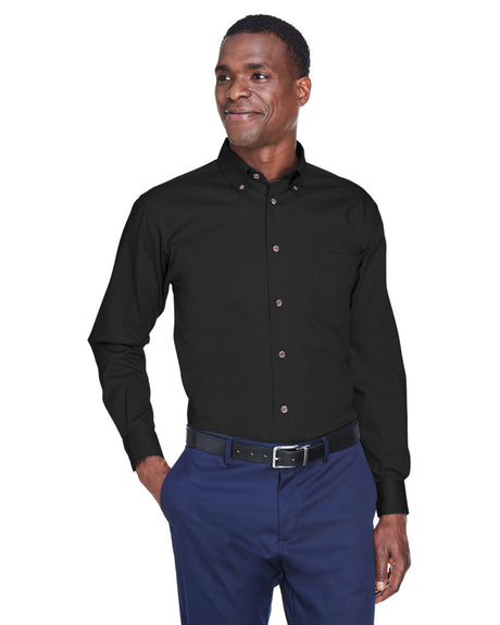 Men's Tall Easy Blend™ Long-Sleeve Twill Shirt with Stain-Release