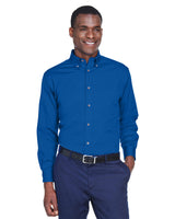 Men's Tall Easy Blend™ Long-Sleeve Twill Shirt with Stain-Release