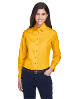 Ladies' Easy Blend™ Long-Sleeve Twill Shirt with Stain-Release