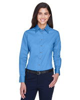 Ladies' Easy Blend™ Long-Sleeve Twill Shirt with Stain-Release