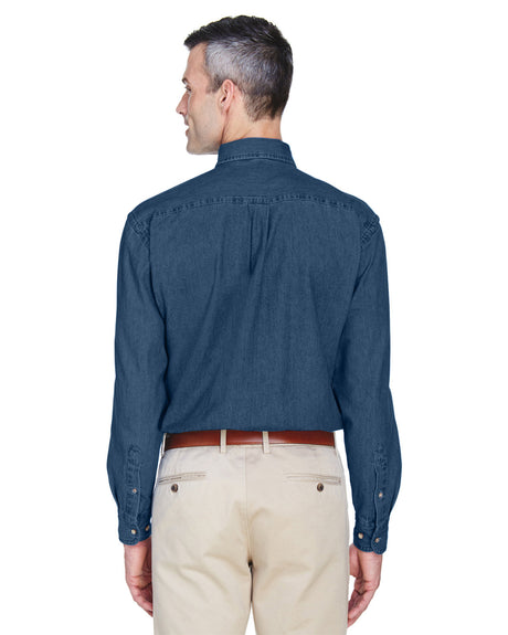 Men's Long-Sleeve Denim Shirt