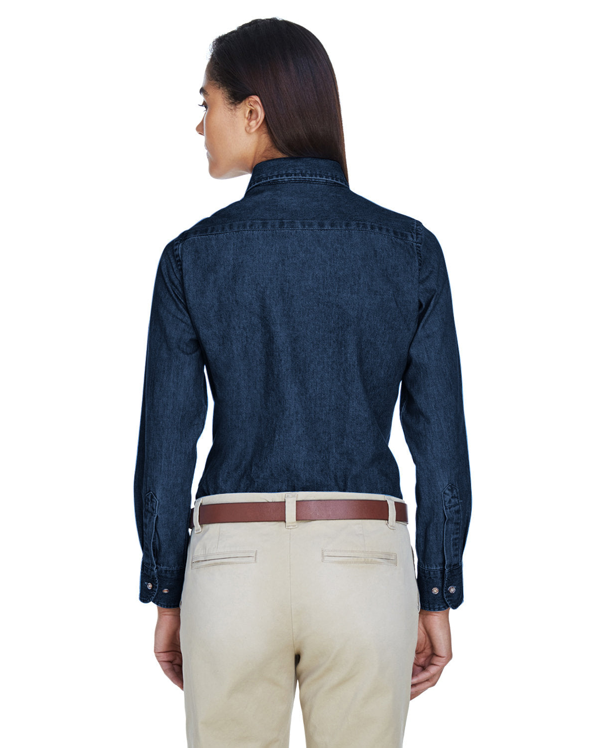 Ladies' Long-Sleeve Denim Shirt