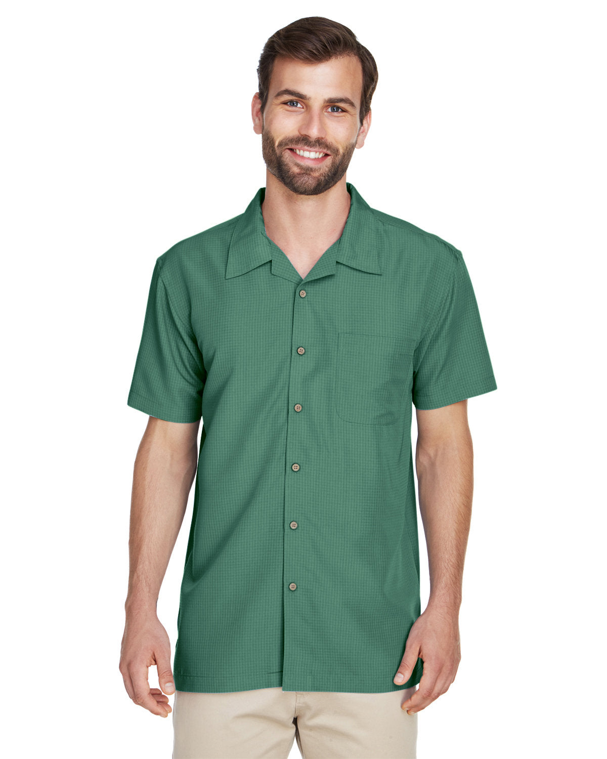 Men's Barbados Textured Camp Shirt