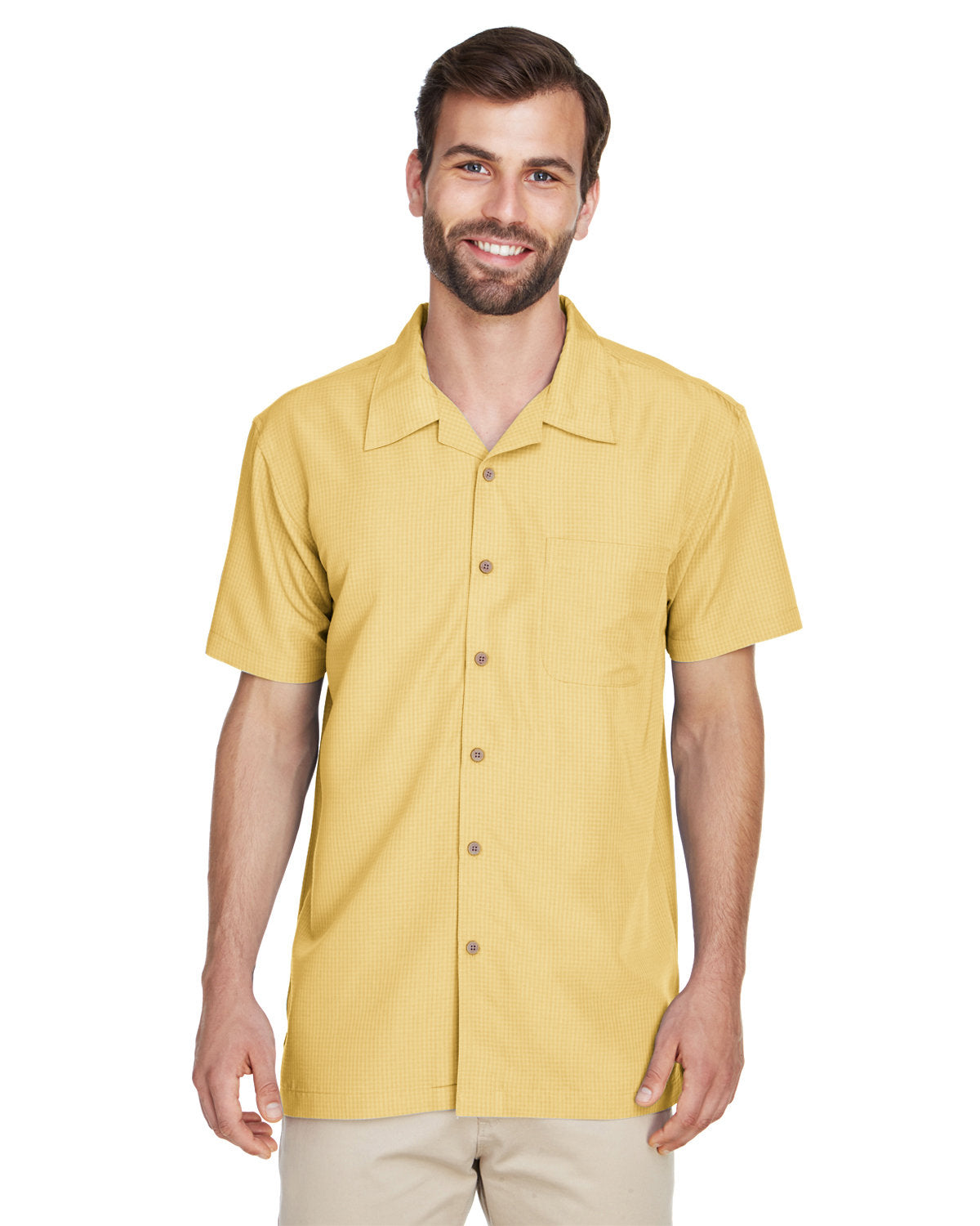 Men's Barbados Textured Camp Shirt