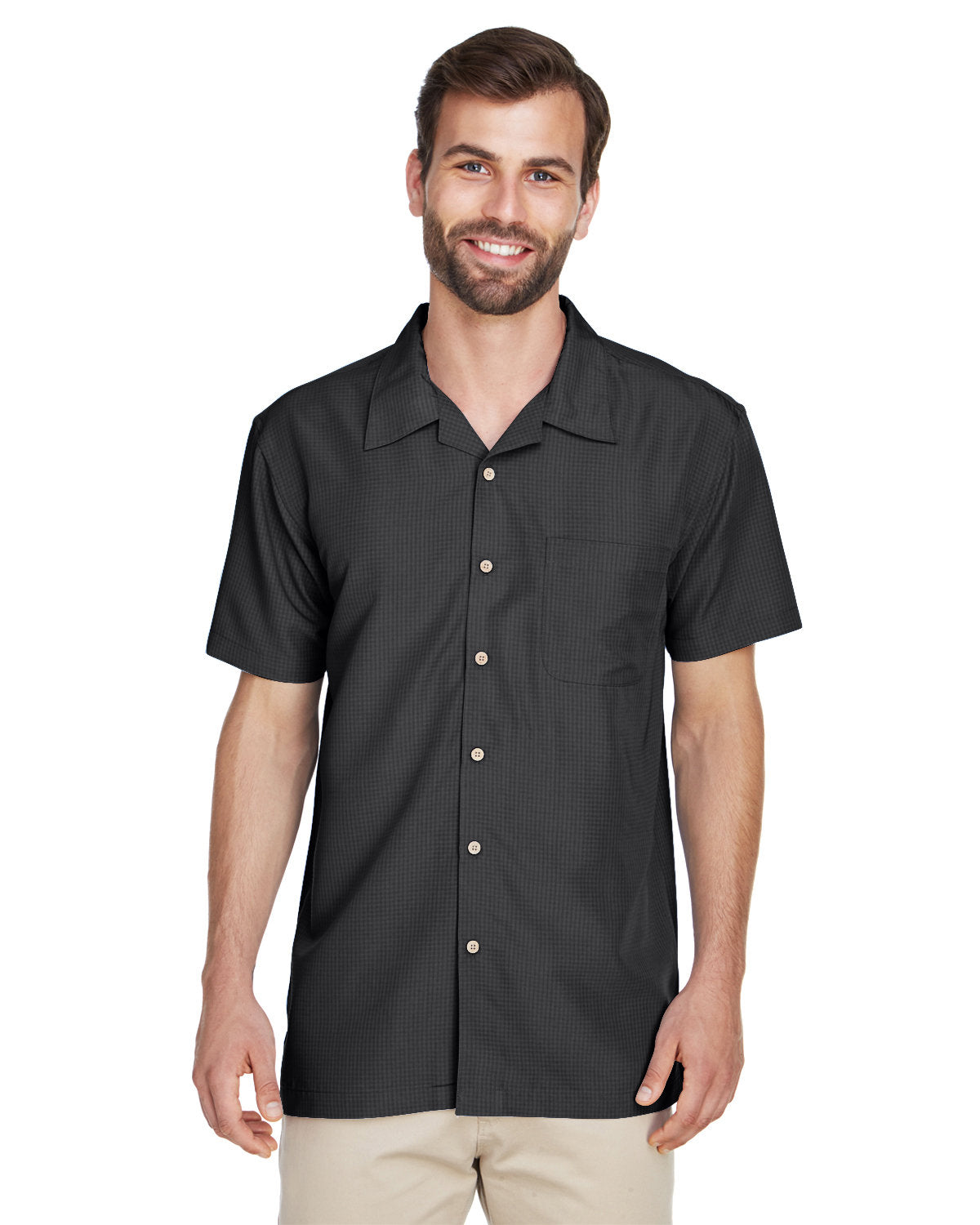 Men's Barbados Textured Camp Shirt