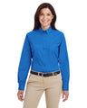 Ladies' Foundation Cotton Long-Sleeve Twill Shirt with Teflon™