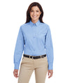 Ladies' Foundation Cotton Long-Sleeve Twill Shirt with Teflon™