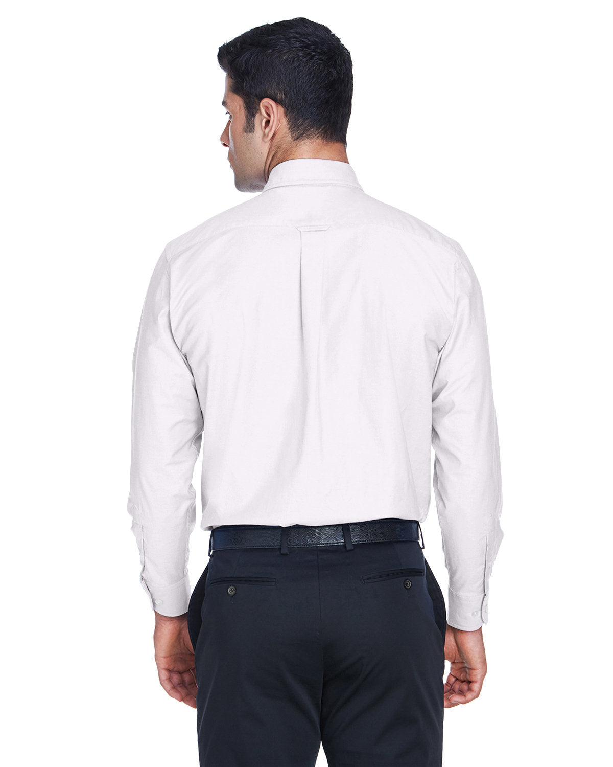 Men's Long-Sleeve Oxford with Stain-Release