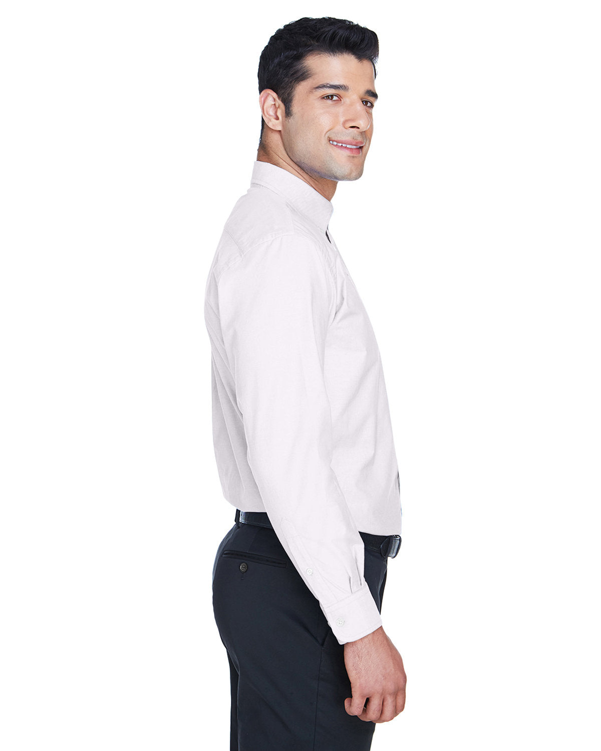 Men's Long-Sleeve Oxford with Stain-Release