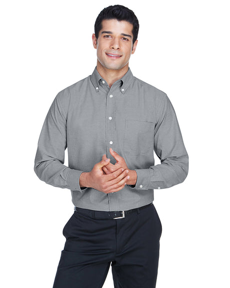 Men's Long-Sleeve Oxford with Stain-Release